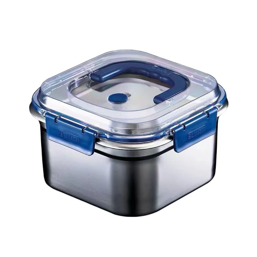 Caja de preservación de acero inoxidable gruesa con cubierta sellada caja de almacenamiento de refrigerador resistente a altas temperaturas al aire libre
