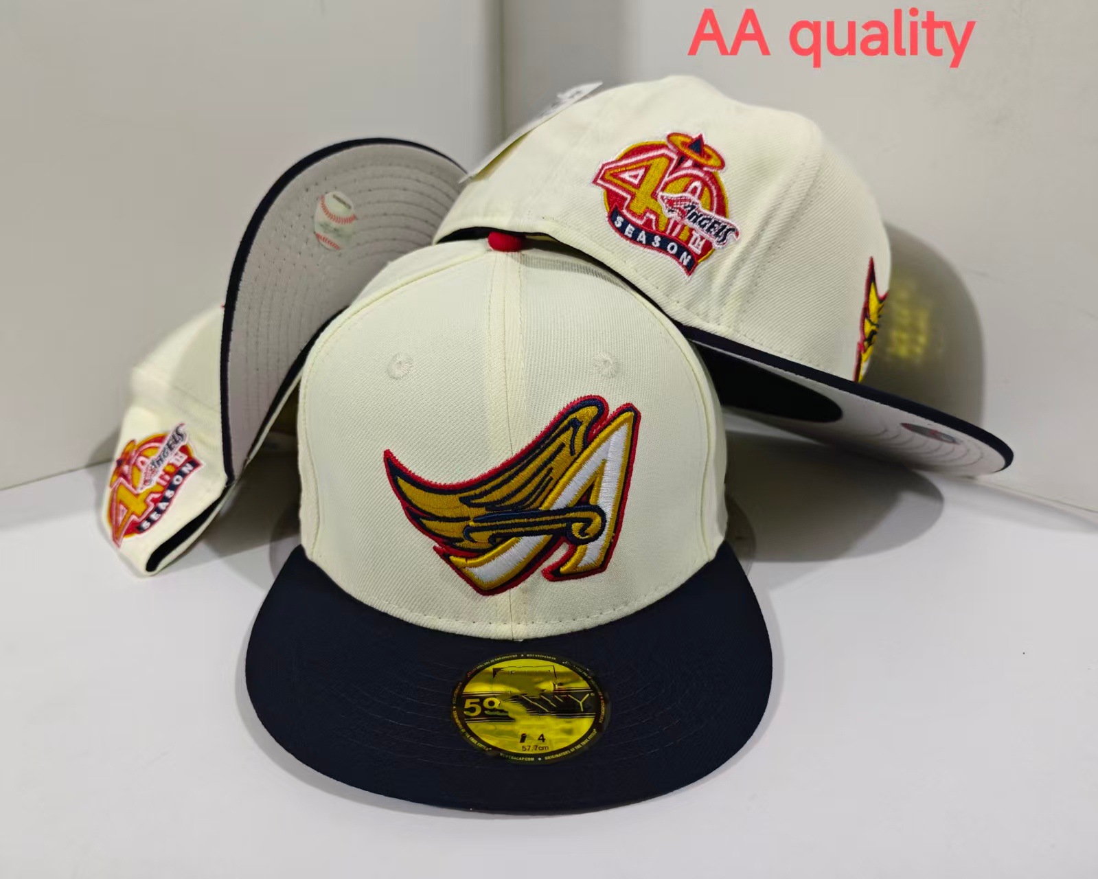 Gorra de Béisbol de Comercio Transfronterizo al por Mayor 2025, con Bordado de Letras con Patrón AA, Gorra de Visera Plana Moderna para Hombre