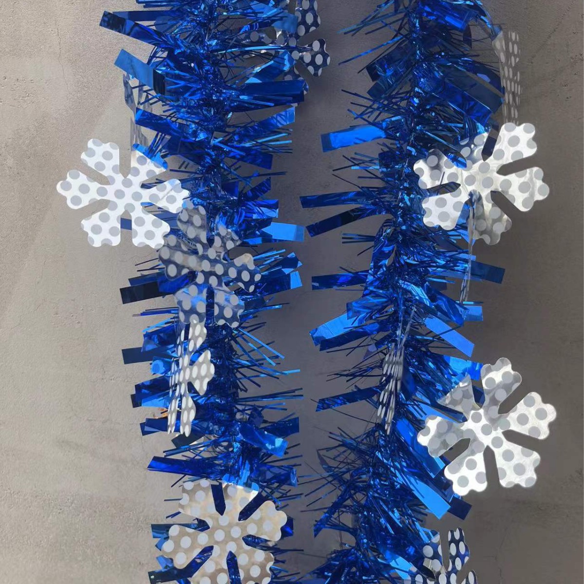 Navidad rayas de colores encriptación de lana engrosada rayas de colores decoración de vacaciones burbuja seda copo de nieve Navidad lana rayas