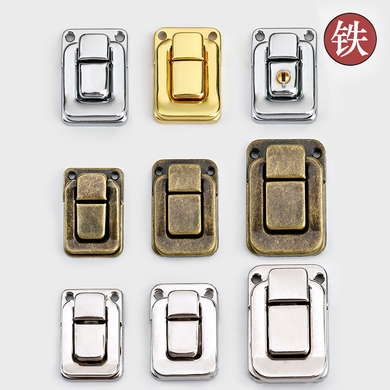 箱扣搭扣木盒酒盒锁扣工具箱木箱扣礼品盒暗箱扣铁皮小搭扣太平扣