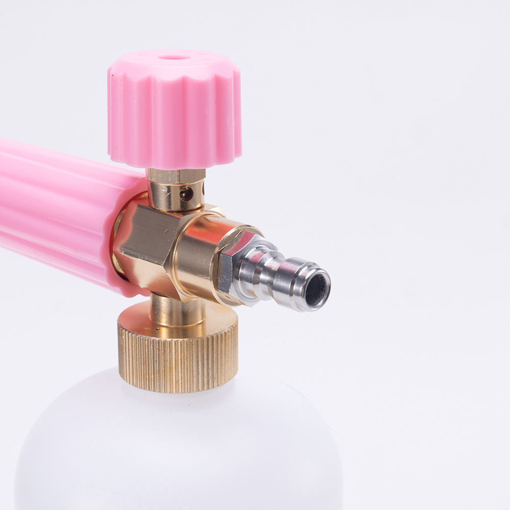Direct from the manufacturer: green and pink foam pot, high-pressure car wash water gun, PA pot, 1000ml fan-shaped foam spray pot