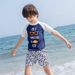 Momasong new children's swimsuit split boy shark baby middle and large children hot spring swimsuit little boy