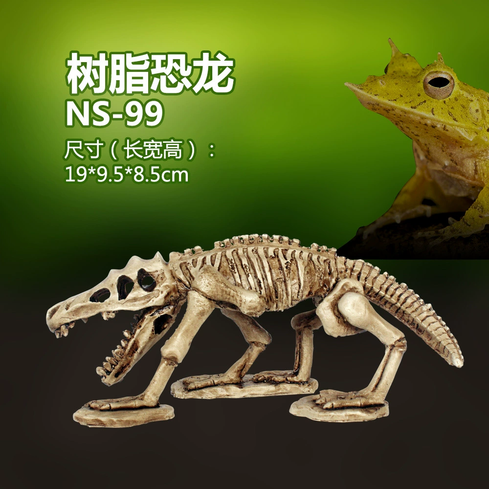 Альпинистский резервуар для домашних животных Аквариумная черепаха Современная ящерица Черепаха Полая кость Череп Ландшафтный дизайн Моделирование Украшение Ландшафтная смола