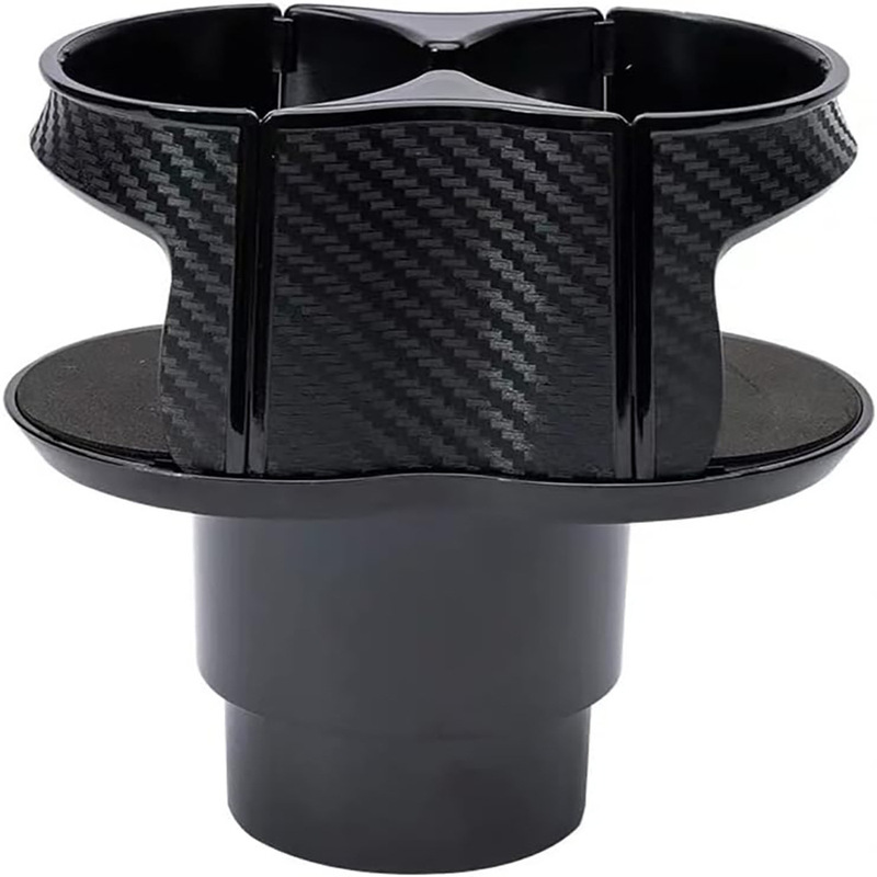 Car Water Cup Holder, Central Control Slot, One-To-Two Water Cup Holder, Carbon Brazing Car Multi-Functional Drink Holder Base, Rotatable Car Water Cup Holder, Central Control Slot, One-To-Two Water Cup Holder, Carbon Brazing Car Multi-Functional Drink Holder Base, Rotatable