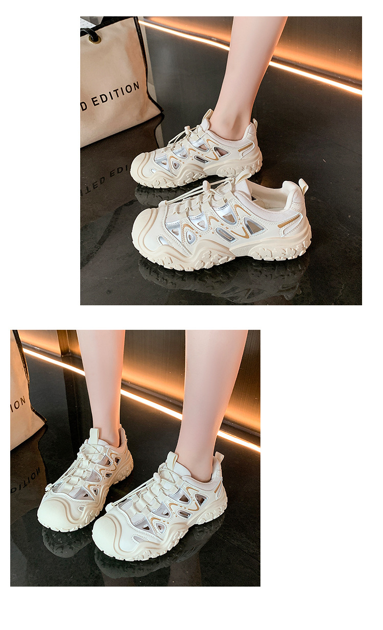 Damen Chunky Sneaker Für Freizeit Und Wandern Im Alltag_voghion.com