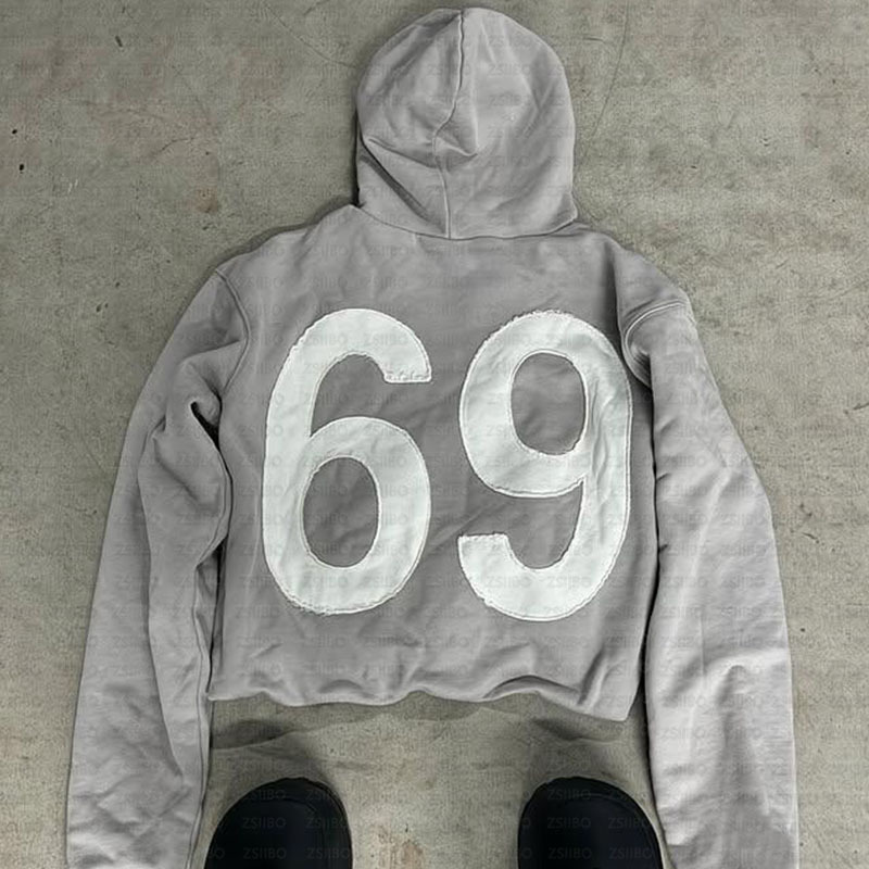 Sweat à capuche y2k retro patchwork - pull streetwear hip-hop_voghion.com
