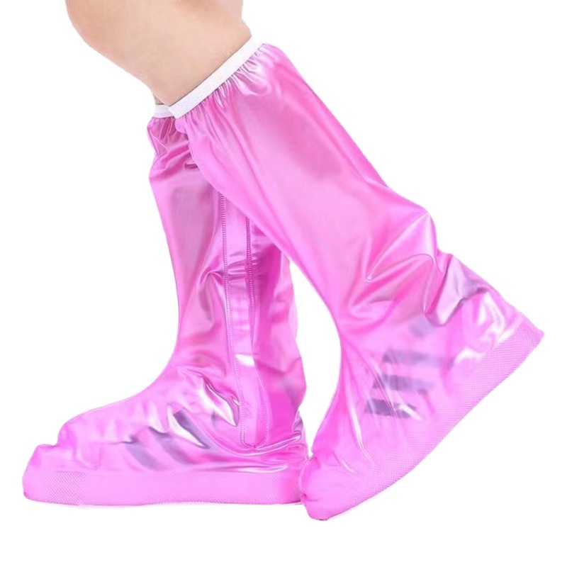 Rainproof Non-slip Shoe Cover Upgraded High Tube Thickened Bottom Riding Outdoor Portable Waterproof Shoe Cover Wholesale