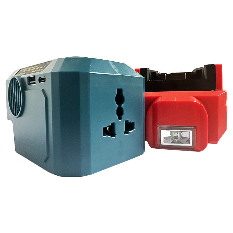 Suitable for Makita Dewalt Milotech Bosch 18V Lithium Battery Inverter 200W with Pd3.0Type-C18W