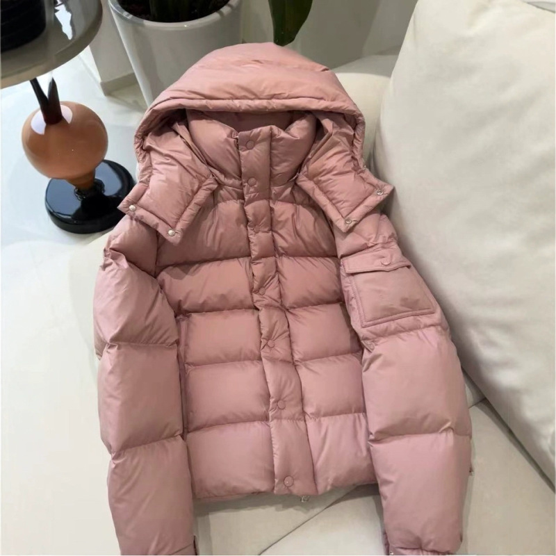 新しいモンクル * モンクルパウダーマットマヤマヤドライローズピンクダウンジャケット女性の厚いジャケットオリジナル|undefined
