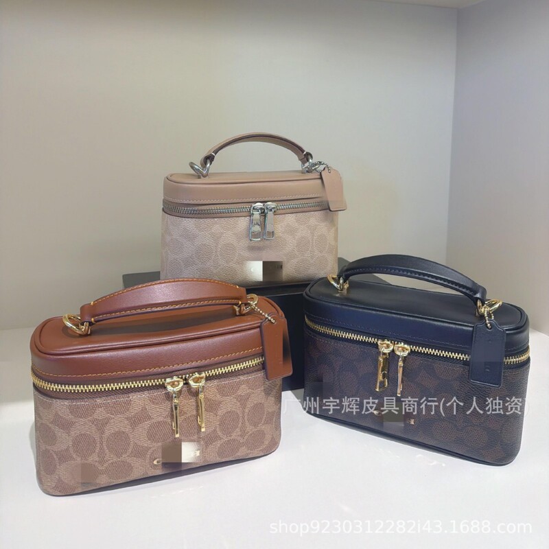 2026 Koujia New Model Rainer18 Box Bag Retro Floral Mini Cosmetic Bag Shoulder Crossbody Bag Handbag
