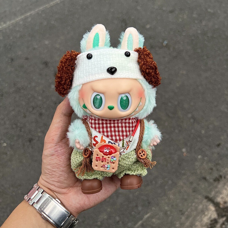 洋服のみ 1、2、3 世代キーホルダー ラブブ洋服ペンダント ラブブベビー服 かわいいファッショントレンドスーツ|undefined