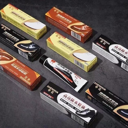 Shanghai Shenhua Shoe Polish Black Leather Maintenance Oil Universal Colorless Brown Cleaning Care Shoe Shine Artifact Does Not Fall Dust
