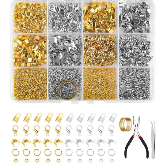 Amazon cross-border explosions 12 grid connector box DIY bracelet necklace jewelry beaded handmade accessories