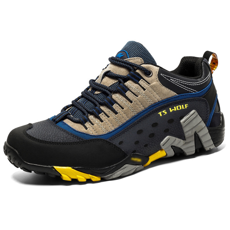 Cross-border men's lightweight non-slip outdoor hiking shoes, camping climbing trekking shoes, wear-resistant travel shoes for women wholesale