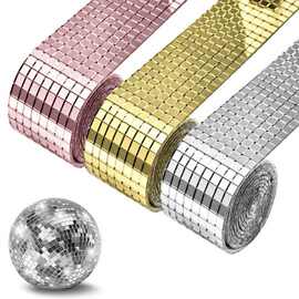 厂家供应马赛克镜片DIY墙贴球面马赛克贴装饰镜片自沾马赛克贴