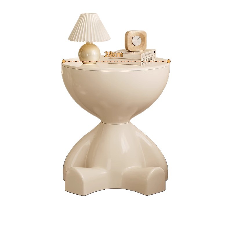 Creativa meseta de cabecera doméstica sala de estar sofá de lado móvil mini mesas en línea INS viento pequeño tipo de mesa de té