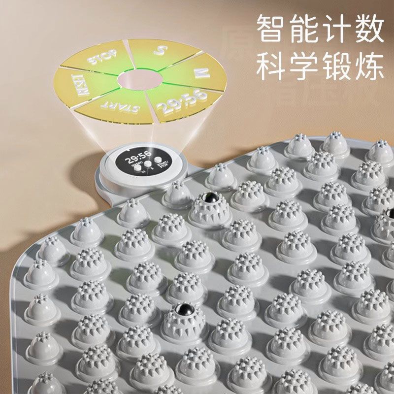 中医指压板加厚圆形足底垫穴位加大加厚通脚踩款经络超慢跑按摩垫|undefined