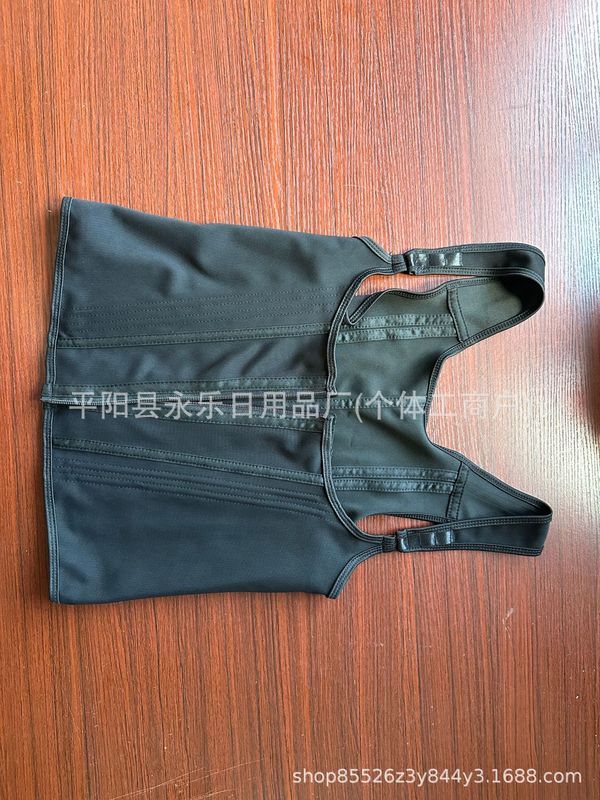 新款女士收腹塑身衣显瘦收腹网纱透气弹力塑身拉链排扣塑身衣|undefined
