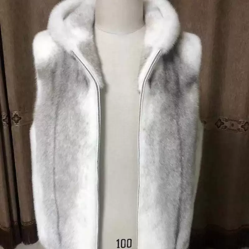 Winter vest, jacket with hood