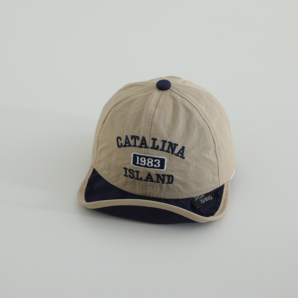 Sombreros para bebés primavera y verano nuevos sombreros de secado rápido sombreros de protección solar sombreros de lengua de pato sombreros de béisbol para bebés con bordes blandos