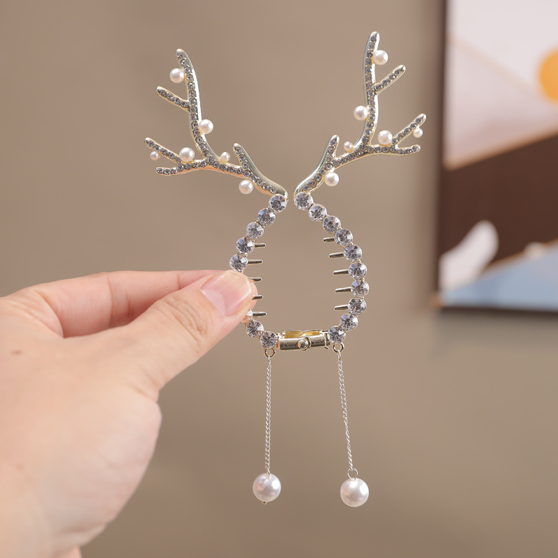 Bolas DE LOS NIÑOS clip de pelo de alta Cola de Caballo temperamento espalda Cabeza chica horquilla updo artefacto hembra Cola de Caballo hebilla tocado