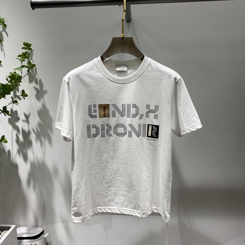 T-shirt corta per bambino in puro cotone con stampa lettera sul petto, vestibilità slim, top rosso a rete girocollo mezza manica, trendy_voghion.com