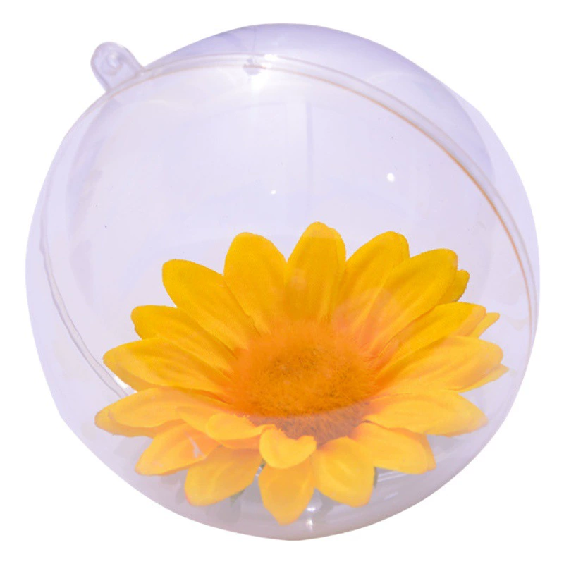 Акриловый прозрачный шар 10 см, пластиковый полый шар в форме сердца с отверстием для подвешивания, круглый шар 7 см, акриловый шар с полым отверстием