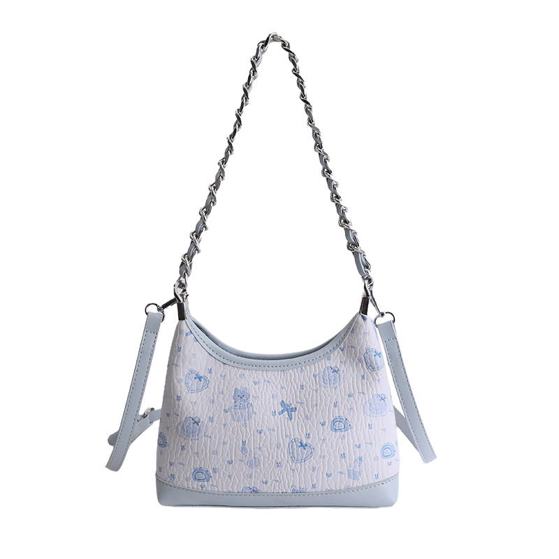 Corea del sur de la impresión de aire extranjero 2026 primavera nueva gran capacidad retro bolso de hombro de hombro bolso diario de mujer image 9