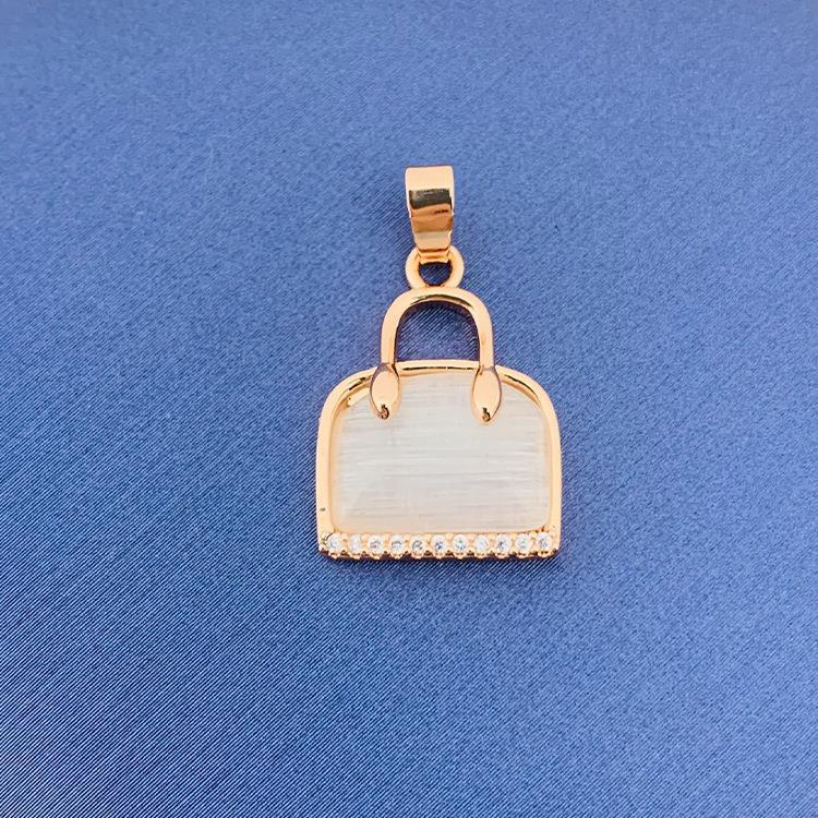 2022 nuevo trébol giratorio simple cien colgante fuente joyería fábrica al por mayor directa sin cadena