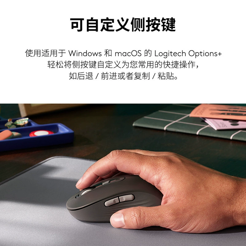 罗技 M750 беспроводная Bluetooth мышь для бизнеса с большой рукой версия с USB-приемником Logi Bolt