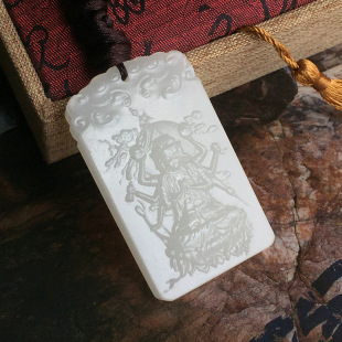 Afghanistan Jade Dou Mu Yuanjun Statues Dou Mu Yuanjun Xingjun Dou Mu Yuanming Jun Jewelry Jade Pendant