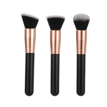 跨境单支化妆刷套装散粉刷粉底刷腮红刷修容刷唇刷便携美妆工具