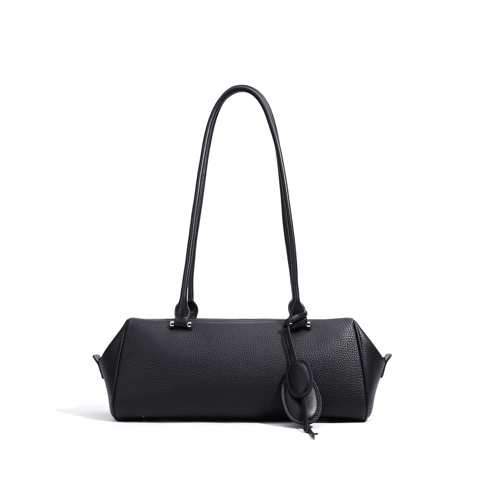 Women's Genuine Leather Small Handbag 2025 New Boston Bag Fashion Top Layer Togo Cowhide Crossbody Square Bag - Thumbnail 5