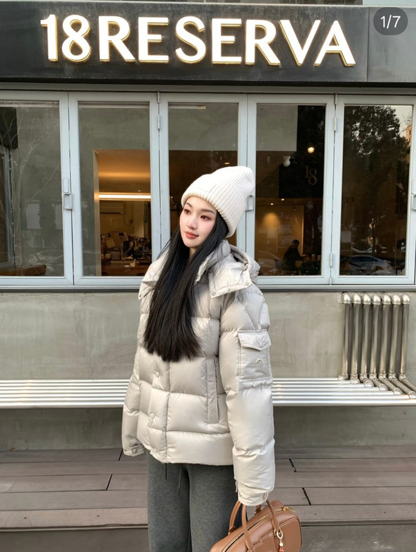 蒙家25新款高哑光雾面maya玛雅连帽可拆卸男女保暖蒙口羽绒服外套|undefined