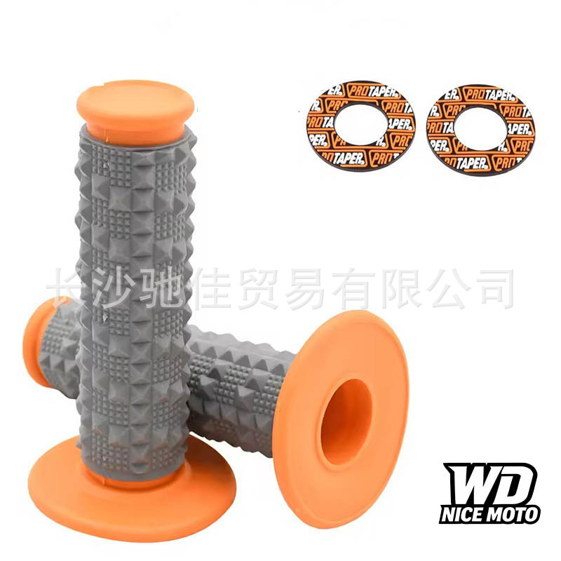 Manufacturer's Universal Off-Road Motorcycle Atv Gaosai Modified Silicone Large Particle Anti-Slip Handlebar Rubber Grip Cover
