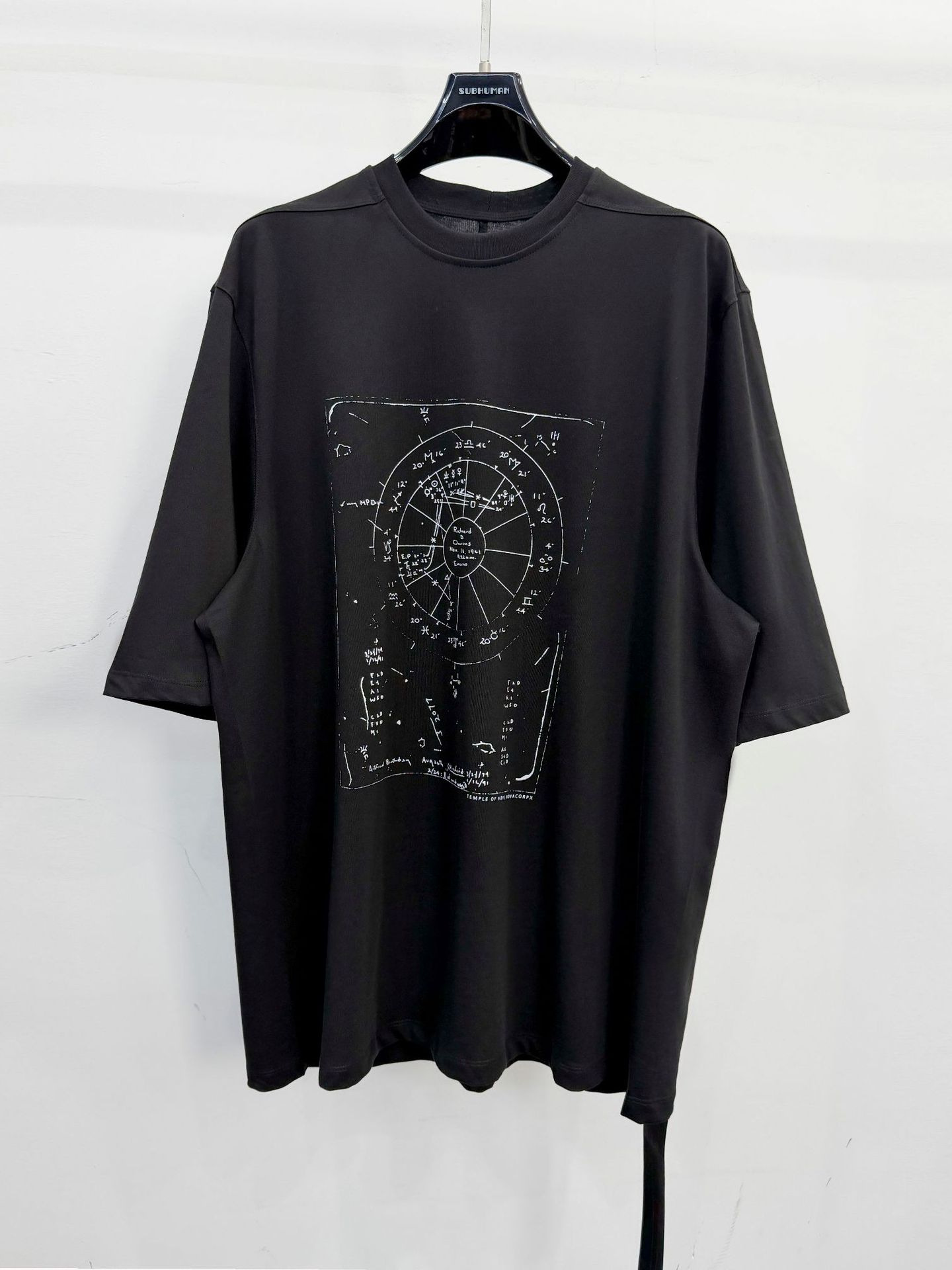 Cotton Short-Sleeve T-Shirt, Curved-Nail Graphic, Urban Style and Loose Fit for Men