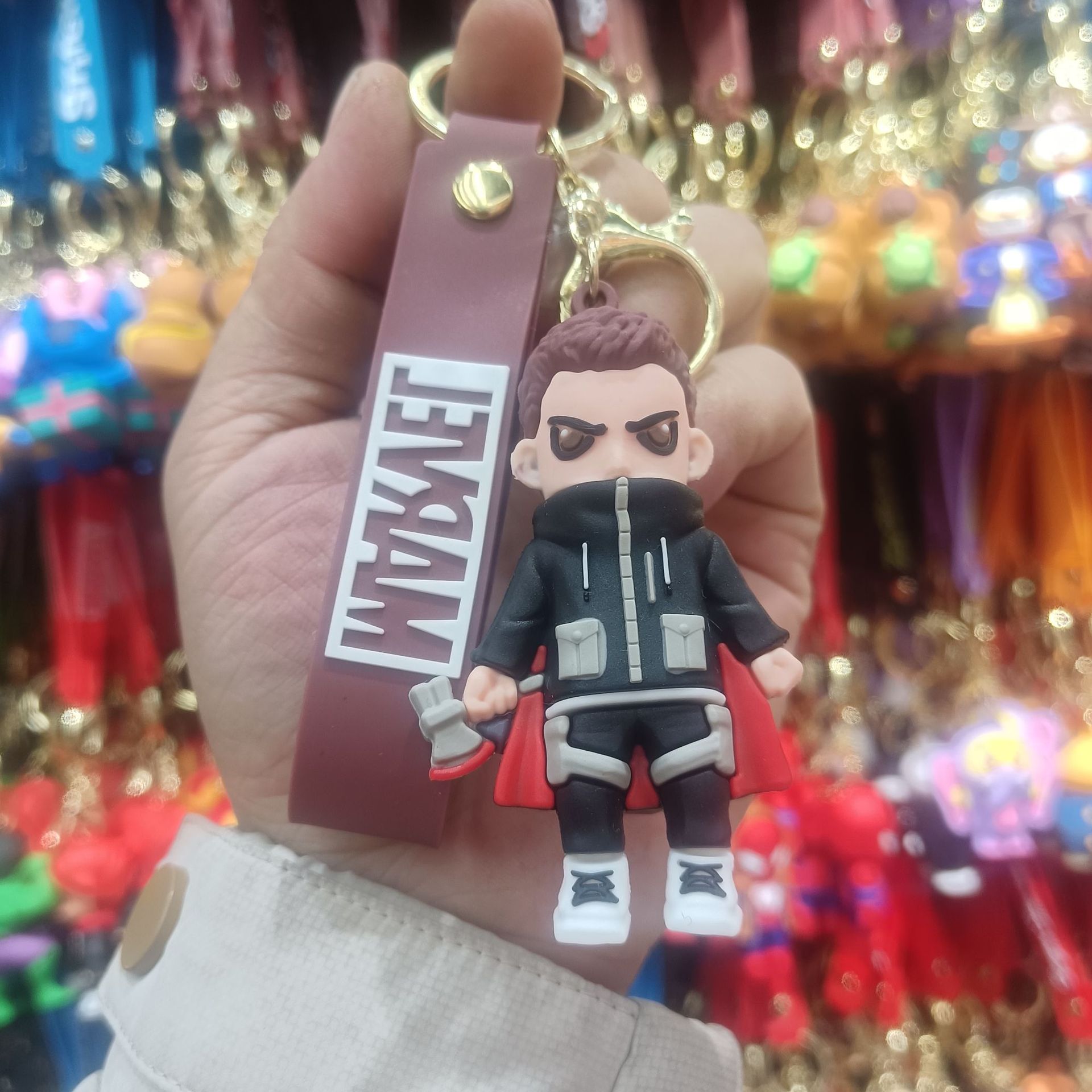 Llavero de Spider-Man del Multiverso, muñeco 3D de dibujos animados, llavero para pareja, colgante para mochila, pequeño regalo al por mayor
