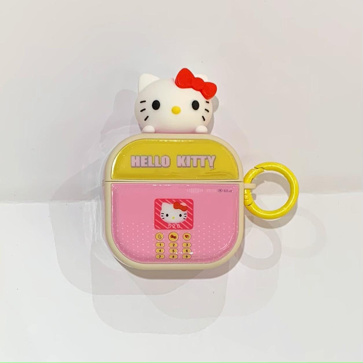 Teléfono de corazón de niña KTcat para Airpods1/2da generación para auriculares Pro2 estéreo nuevos auriculares inalámbricos 3/4