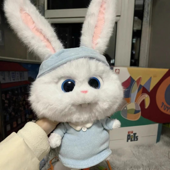 Cartoon Anime Rabbit Boss Plush Toy Doll Cute Dressing Bunny Cute Pet Doll Doll Birthday Girl