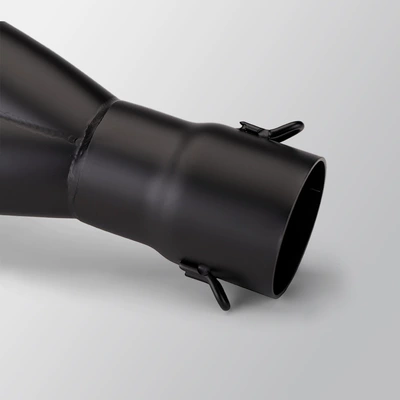 non-destructive installation — Motorcycle exhaust pipe