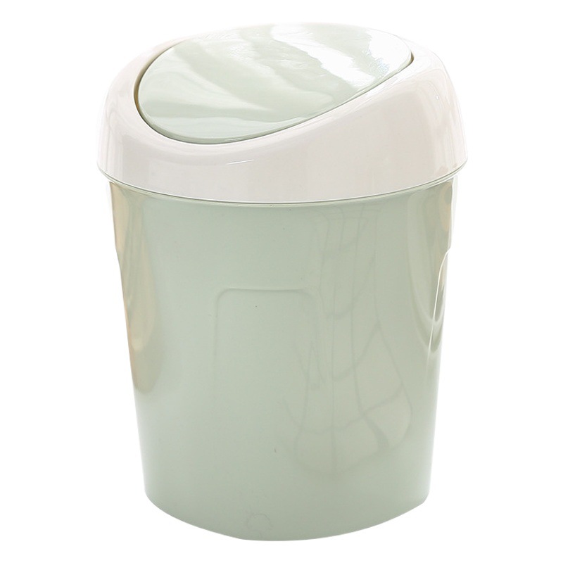 Plain_desktop Rocker cubierta tamaño pequeño bote de basura sala de estar mesa de café wastebasket_home Mesa Mini bote de basura