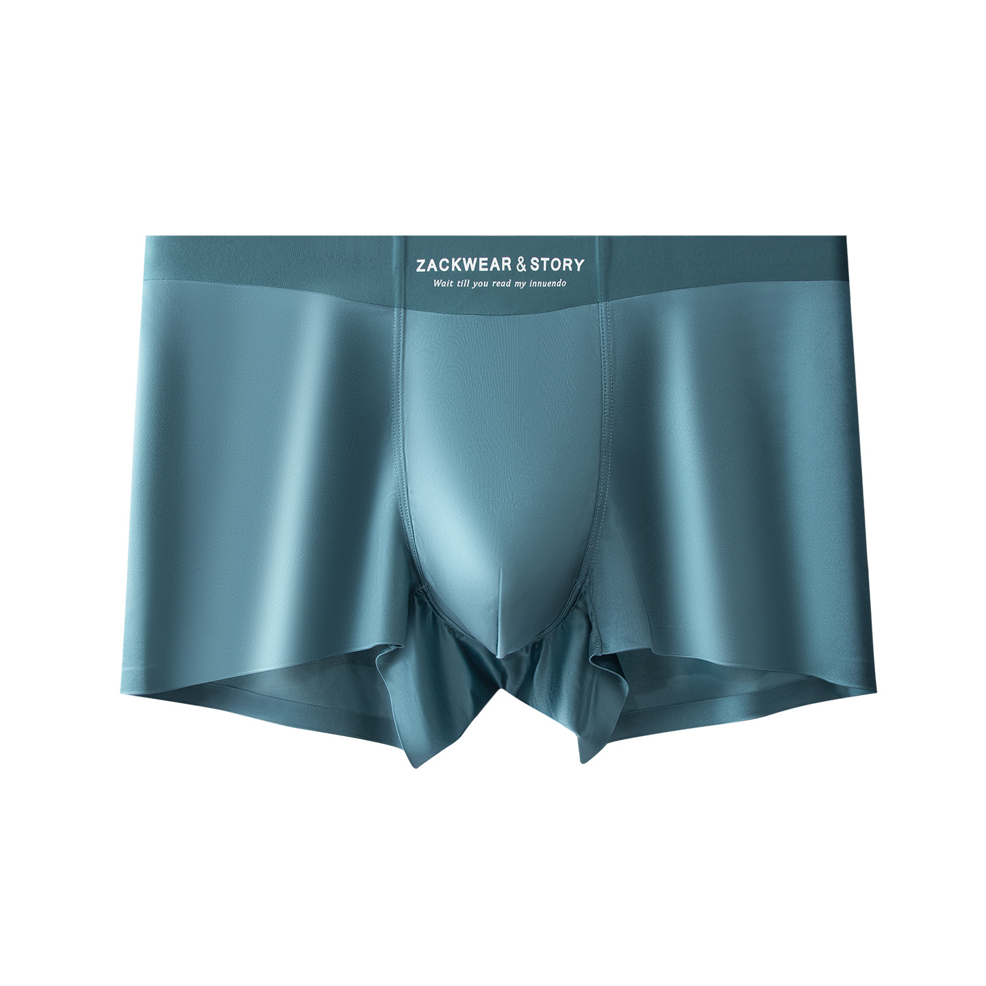 [Procesamiento personalizado] seda seda seda seda hombre ropa interior piel suave de lujo pantalones cortos de ángulo plano al por mayor OEM