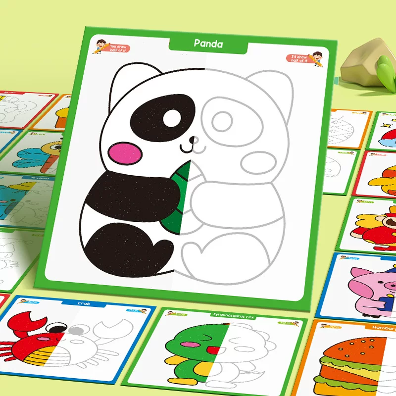 Красочная книга для детского сада, художественная книга с иллюстрациями, графа (международная торговля), граффити, тренировка