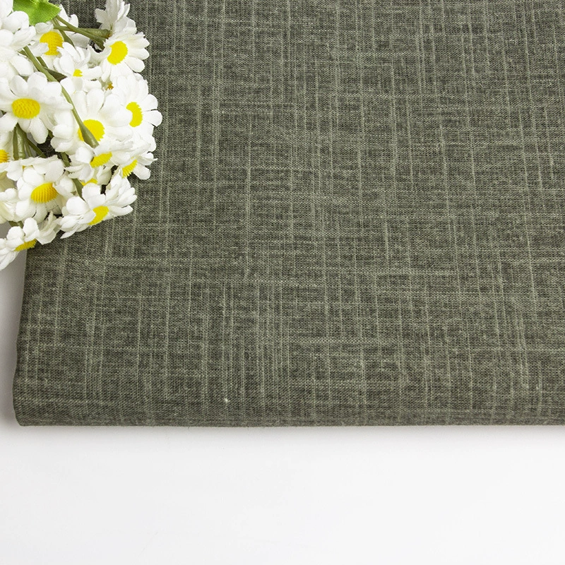 Имитация льна, бамбуковая ткань, выстиранная и выцветшая, ретро, ​​чистый хлопок, бамбуковая ткань, имитация льна, мужская и женская ткань для рубашек