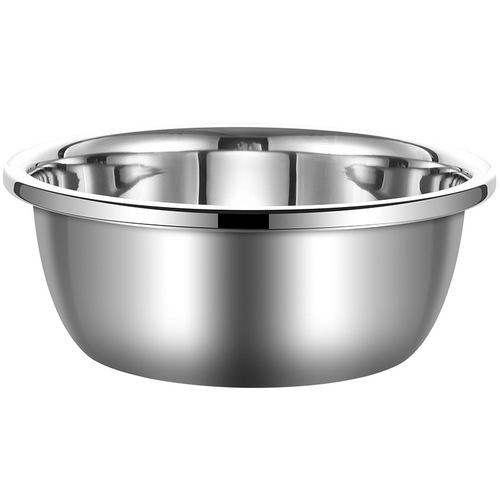 不锈钢盆304食品级家用厨房和面打蛋盆烘焙洗菜盆加厚铁盆子汤盆