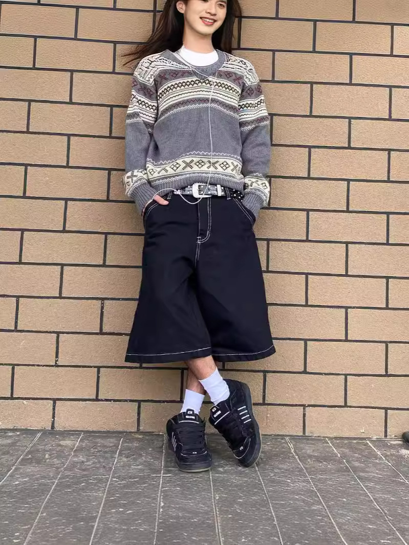 2024WEXWEAR Amazonas Europa y Estados Unidos Patinear bordado hip-hop jeans marca de moda