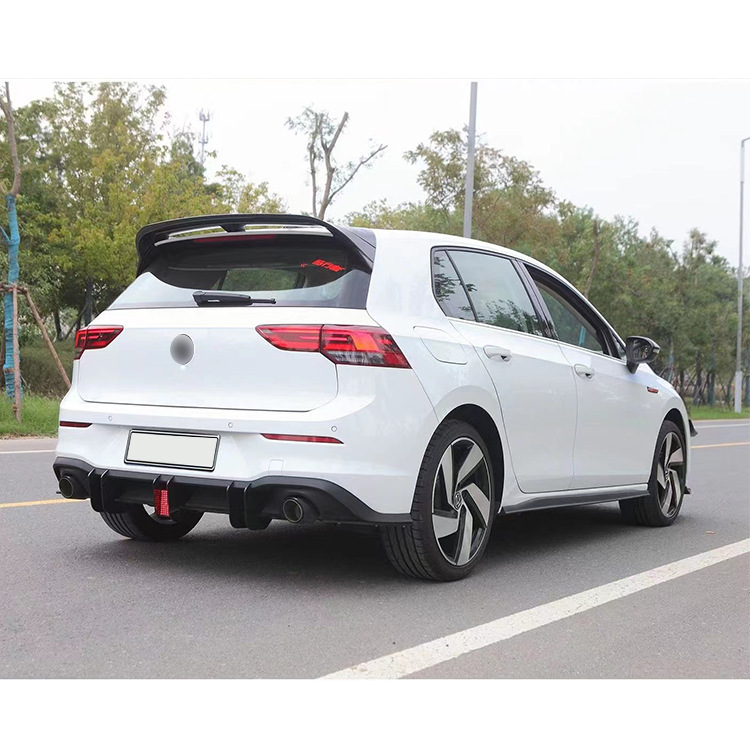 Large/public golf 8 modified blade rear lip 8GTI wind knife rear spoiler high 8/rline rear spoiler diffusion