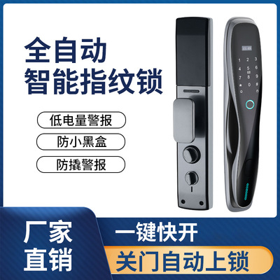 intelligence Door lock fully automatic Face Capture Monitor camera Fingerprint lock household anti-theft door Password lock wholesale