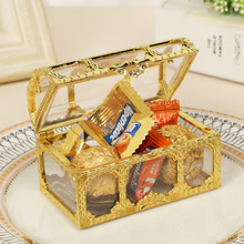 创意费列罗盒子欧式镂空金银糖果盒外贸百宝箱伴手礼塑料糖盒批发