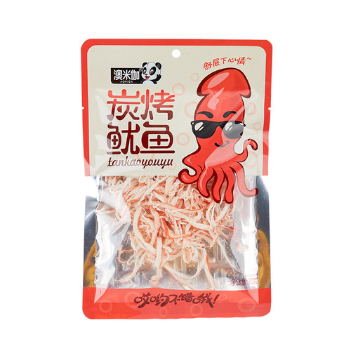 Spicy and Original Hand-Torn Squid, Accordion Squid, Grilled Squid Snacks, Seafood Snack Bagged Dried Squid Fillets Wholesale
